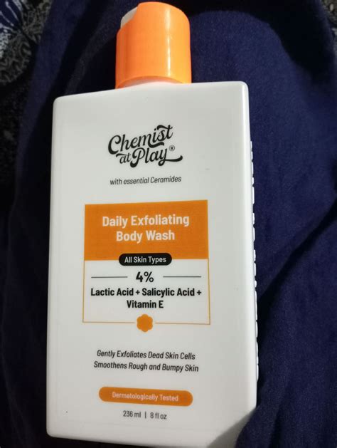 Chemist at Play Exfoliating Body Wash with Ceramides | 2% Lactic Acid ...