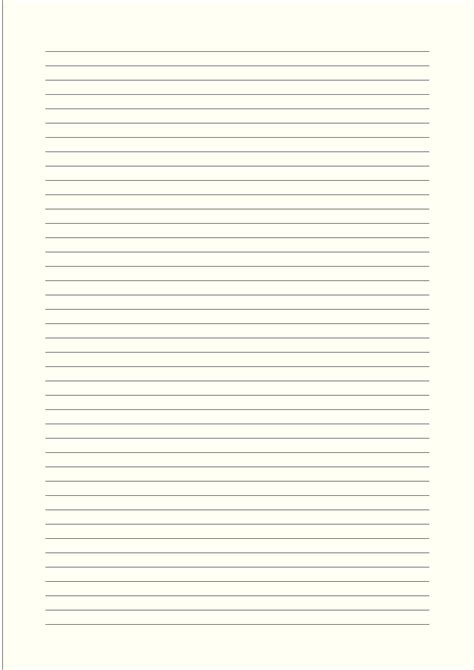 printable lined paper template top form templates free - a4 lined paper ...
