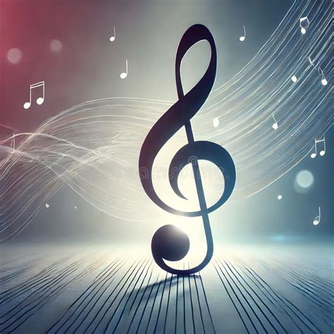 Image result for Treble Clef with Flowing Notes