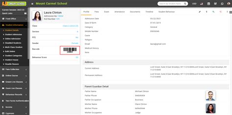 How to add Barcode in student id card and his profile? - Smart School ...