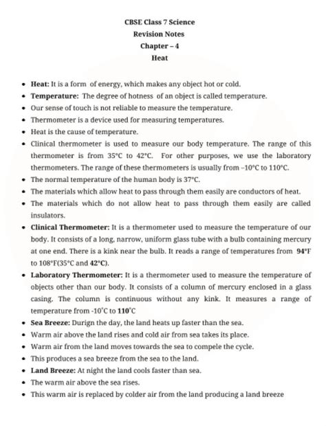 Important notes of chapter 4 science of class 7 - Brainly.in