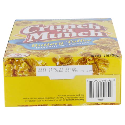 Crunch 'n Munch Popcorn with Peanuts, Buttery Toffee 10 oz | Shipt