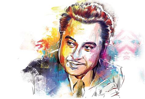 POSTERPOT Kishore Kumar Singer Digital Art 300 GSM Matte Rolled Paper ...