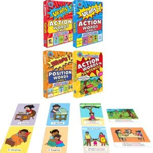 Brainy Bug Resources 120 flashcards, 60 action words, 30 SVO sentences ...