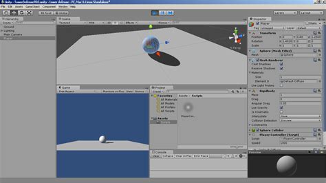 Unity Roll a Ball Tutorial 的图像结果