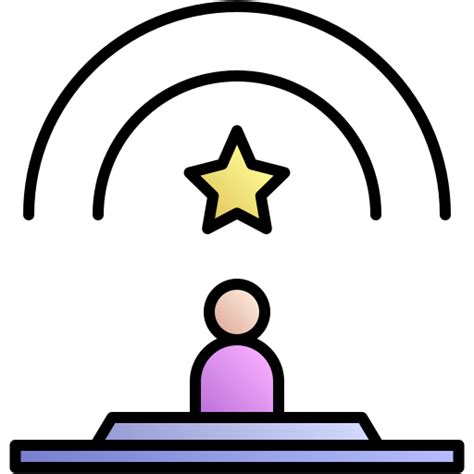 Broadcast marketing Generic gradient lineal-color icon | Freepik