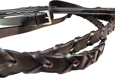 Bello-Equine Horse Bridles - Havana Brown English Leather Fancy India ...