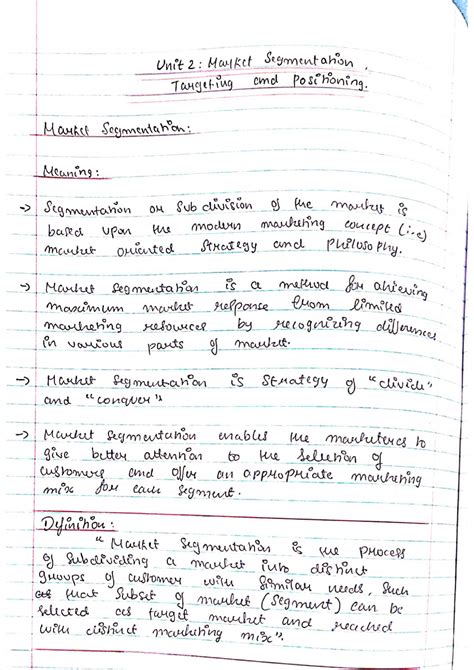 Marketing Segmentation - marketing managment - Studocu