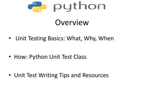 Image result for Python Code Unit Testing PyUnit Integrated with Feature Branch