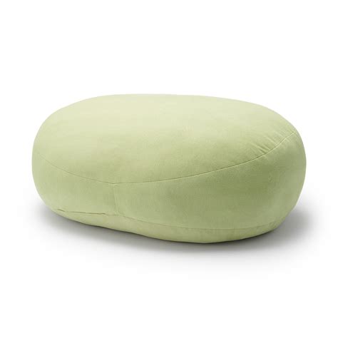 SOFT CUSHION 55*40*20cm･LIME GREEN | MUJI