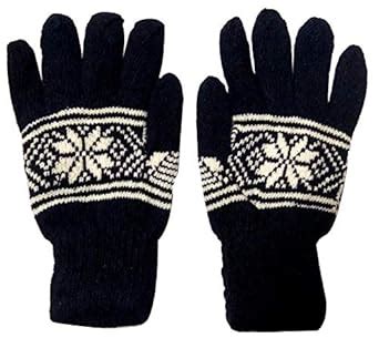 Navkar Crafts Woolen Motorcycle Riding Free Size Winter Hand Gloves for ...