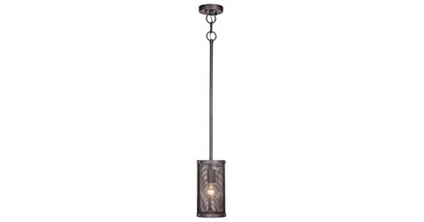 Jeremiah Lighting 37191-MBKG Blacksmith 1 Light Mini Indoor Pendant - 6 ...
