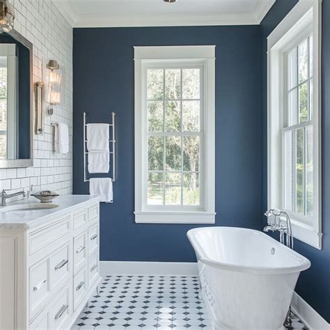 Deep Blue Bathroom Ideas