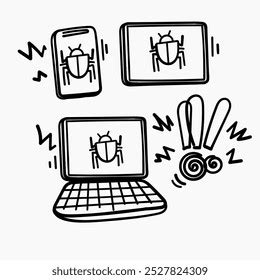 Image result for Virus Bug Computer