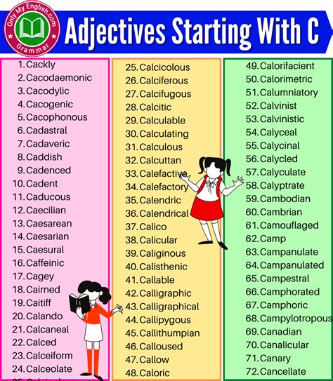 Adjectives That Start With C » Onlymyenglish.com