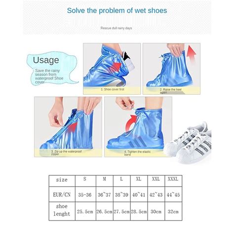 návleky na boty do deště nepromokavé návleky na boty, protiskluzové ...