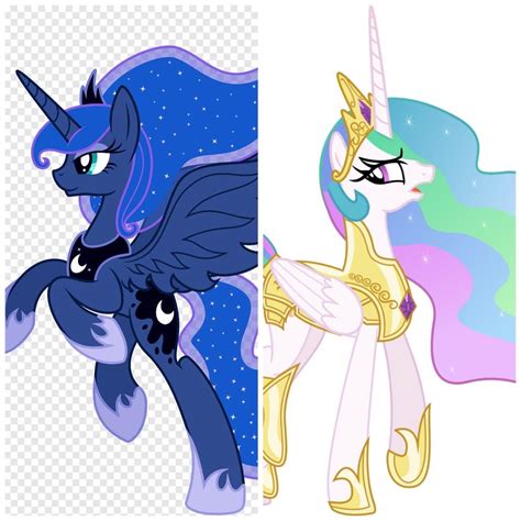Luna Y Celestia Princesses Of My Little Pony Friendship Is Magic