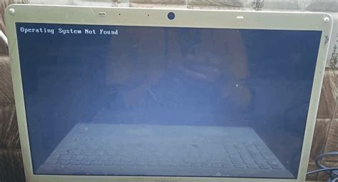 Image result for Operating System Not Found Vaio