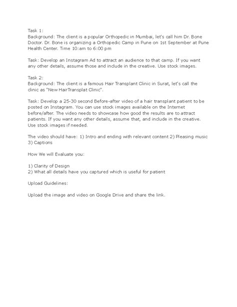 Avanzar Assignment - These are the questions for digital marketing ...