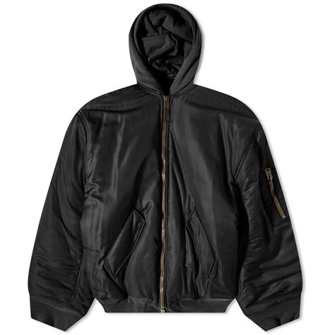 Balenciaga Nylon Bomber Jacket Black | END. (GB)