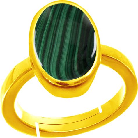 Rama & Mool Chand Trading 10.25 ratti Original Malachite Stone ...