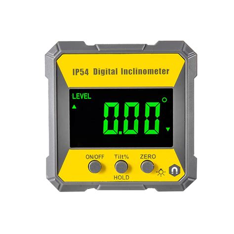 dsfen 4 x 90 Degrees Digital LCD tractor Inclinometer Magnetic 0.2 ...