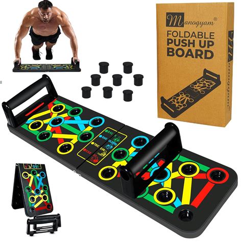 Buy MANOGYAM Push Up Board for Workout | 15-In-1 Exercise Tool ...
