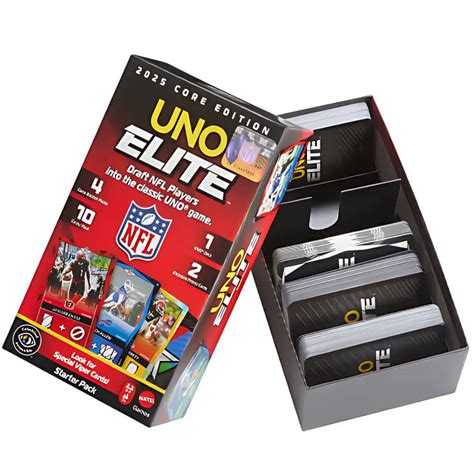 Jogo Uno Elite NFL - Pacote Inicial - Bravo Jogos