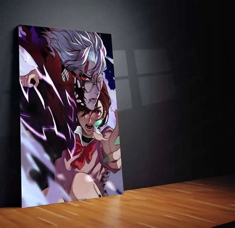 Anime Metal Poster | DanDaDan – Momo Ayase & Okarun Metal Poster | Sup ...