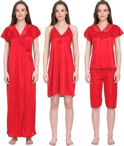 comfyqueen Women Nighty with Robe - Buy comfyqueen Women Nighty with ...