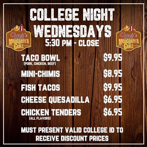 Front Page - Chuck's Steak House - Storrs