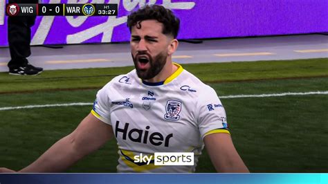 Wigan Warriors vs Warrington Wolves | Toby King disallowed try to open ...