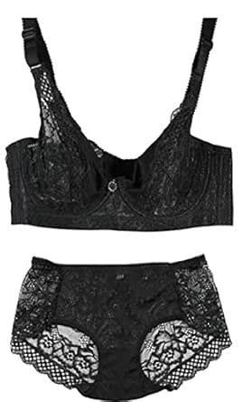 chenshijiu Women's Push Up Bra See-Through Lace Underwear 2 Piece Set 7 ...