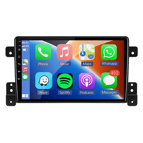 Buy for Suzuki Grand Vitara Radio 2005-2019 Car Stereo Wireless/Wired ...