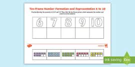 6 to 10 Sorting Maths Activity