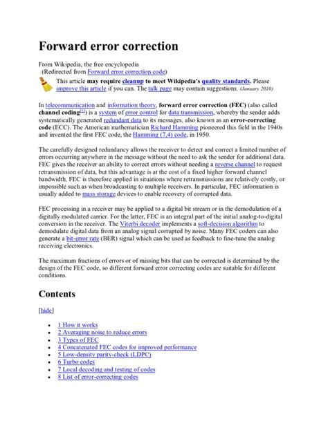 Forward Error Correction Methods 的图像结果