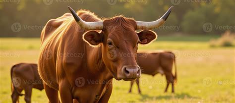 A detailed portrait featuring an Angus cow with distinctive features ...
