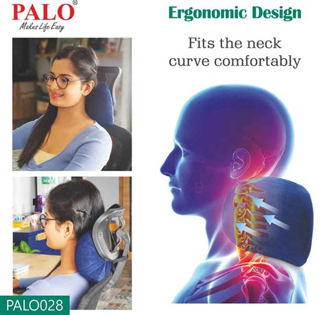 PALO028 PALO Premium Neckrest with Memory Foam, Blue – PALO - Makes ...