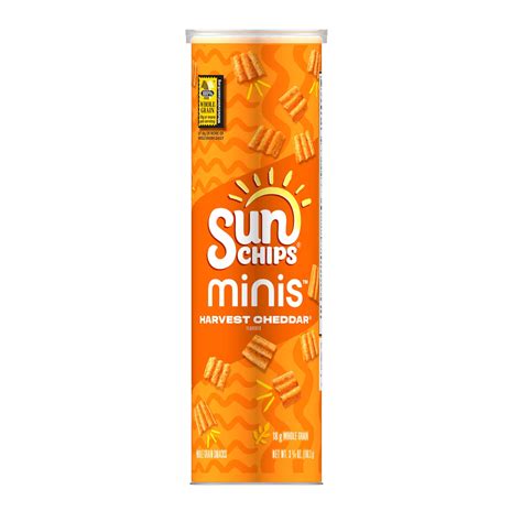 Amazon.com: SunChips Minis, Harvest Cheddar Whole Grain Chips, 3.75 oz ...