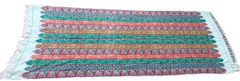 Hand Embroidered Kashmiri Shawl with Floral Crewel Embroidery and ...