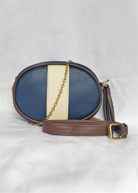 Get Beige Patch Detail Navy Fanny Pack at ₹ 1150 | LBB Shop