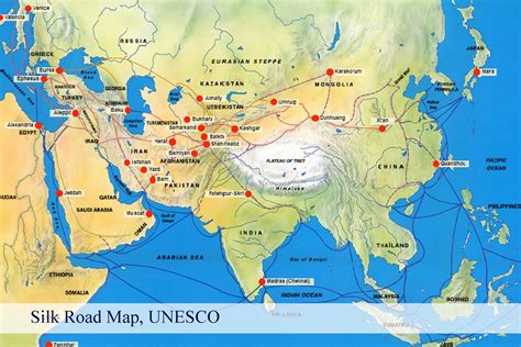 Silk Road Map Printable