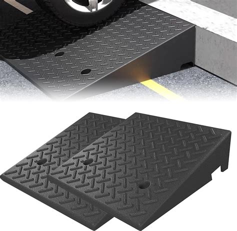 Amazon.com: Lakexus Rubber Curb Ramp, 20"*20"*7" Threshold Ramp, Heavy ...