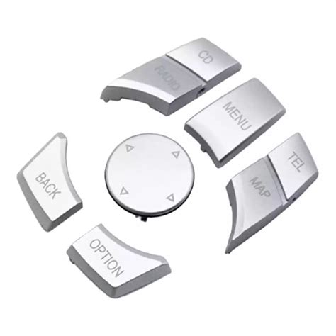 Buy Chrome CIC Multimedia Buttons for BMW 5 Series F10 Sedan (2010-2017 ...