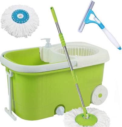 V-MOP Elite Magic Bucket Mop With Wheel - 360 Degree Self Spin Wringing ...