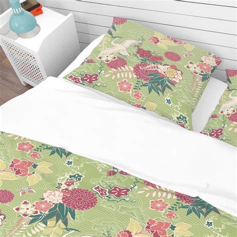 Designart 3-Piece Green King Duvet Cover Set BED18831-K at Lowes.com