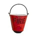 Grap Fire Single Fire Bucket Capacity 9 Litres - set of 5 : Amazon.in ...