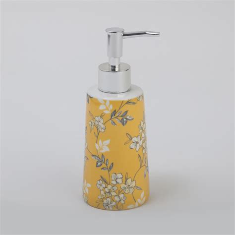 Buy Mekong Ceramic Printed Soap Dispenser - 320ml from Home Centre at ...