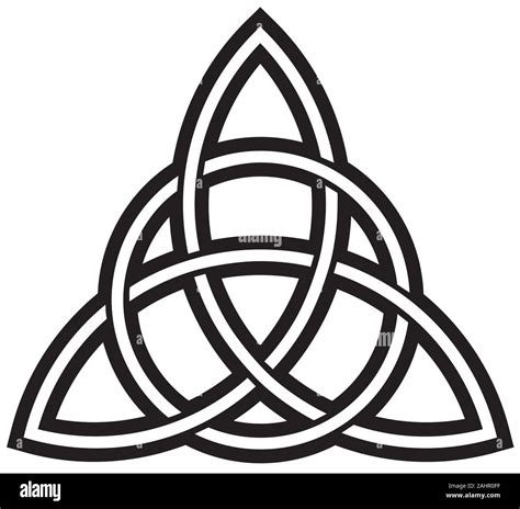 Celtic Trinity Knot Outline