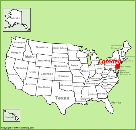 Camden Map | New Jersey, U.S. | Discover Camden with Detailed Maps